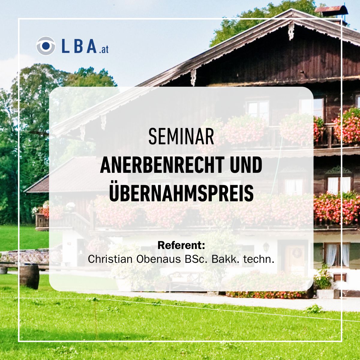 Anerbenrecht und Übernahmspreis